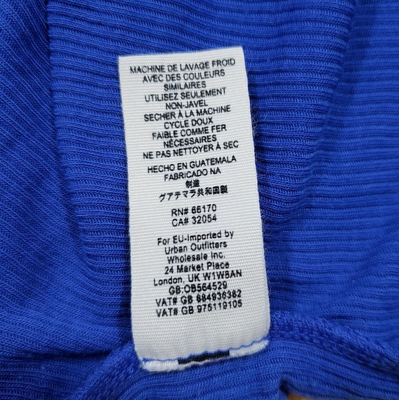 Free People We the Free Cool Cat Tank Blue Sz XS - Picture 6 of 7